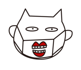 Neutral cat sticker #13212365