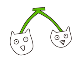 Neutral cat sticker #13212366