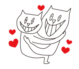 Neutral cat sticker #13212371