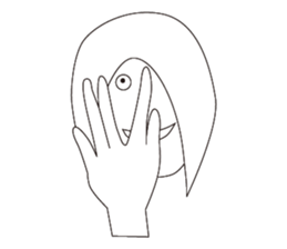 Neutral cat sticker #13212377