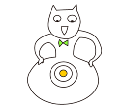 Neutral cat sticker #13212378