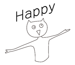 Neutral cat sticker #13212381