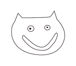 Neutral cat sticker #13212384