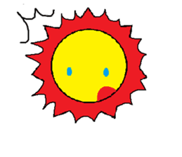 THE SUN sticker #13212645