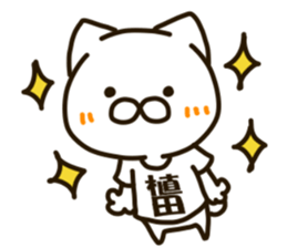 UEDA-cat sticker #13212858