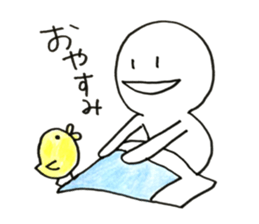 Mr.shiroda with birds sticker #13213856