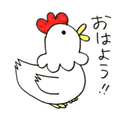 Mr.shiroda with birds sticker #13213865