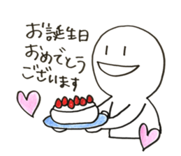 Mr.shiroda with birds sticker #13213873