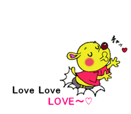 Bun-chan's Conversation with normal text sticker #13214283