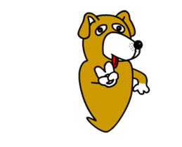 Animations: Ghost's fascinating dog sticker #13214518