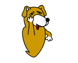 Animations: Ghost's fascinating dog sticker #13214521