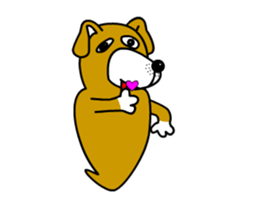 Animations: Ghost's fascinating dog sticker #13214524