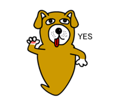 Animations: Ghost's fascinating dog sticker #13214528