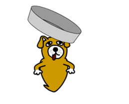Animations: Ghost's fascinating dog sticker #13214530