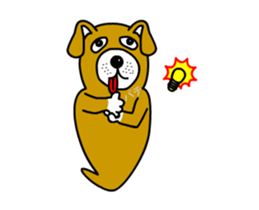 Animations: Ghost's fascinating dog sticker #13214533