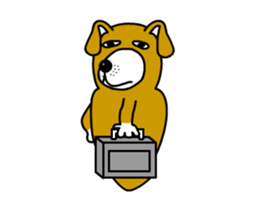 Animations: Ghost's fascinating dog sticker #13214538