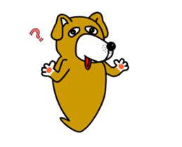 Animations: Ghost's fascinating dog sticker #13214541