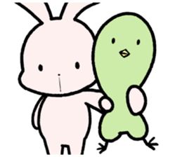 lazyUsaNeko&Tori sticker #13214692