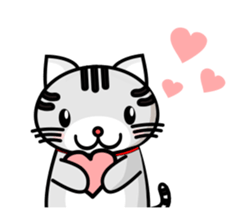 my cute cat sticker #13215198