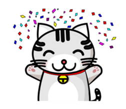 my cute cat sticker #13215200