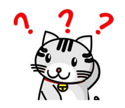 my cute cat sticker #13215201