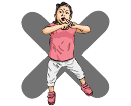 Funny Face Sisters of Japan will heal U. sticker #13216487