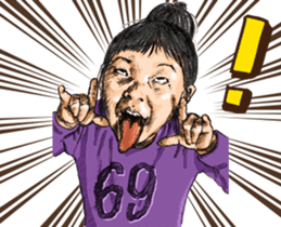 Funny Face Sisters of Japan will heal U. sticker #13216499