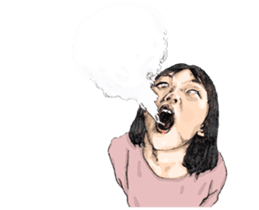 Funny Face Sisters of Japan will heal U. sticker #13216507