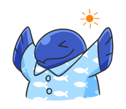 Whale family sticker #13218354