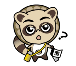 Pontaro , Shigaraki Raccoon sticker #13218432