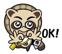 Pontaro , Shigaraki Raccoon sticker #13218436