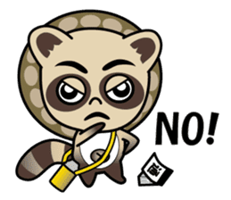 Pontaro , Shigaraki Raccoon sticker #13218437