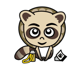 Pontaro , Shigaraki Raccoon sticker #13218445