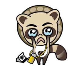 Pontaro , Shigaraki Raccoon sticker #13218447
