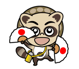 Pontaro , Shigaraki Raccoon sticker #13218450
