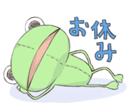 frog plush doll sticker #13218817