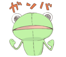frog plush doll sticker #13218830