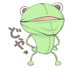 frog plush doll sticker #13218835