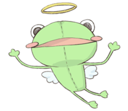 frog plush doll sticker #13218843