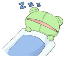 frog plush doll sticker #13218845