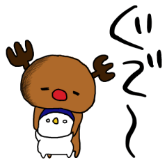 snowman&reindeer