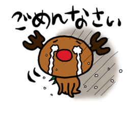 snowman&reindeer sticker #13218946