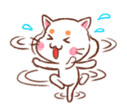 Orange Orange Cat - too talented sticker #13219173