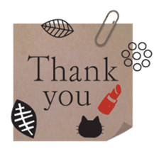 Black cat of ayuco North European ver 2 sticker #13219295