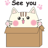 cat cat lover's sticker #13219567