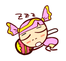 Animated Pink Candy 'Lucy' stickers sticker #13221333