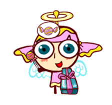 Animated Pink Candy 'Lucy' stickers sticker #13221335