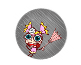 Animated Pink Candy 'Lucy' stickers sticker #13221348