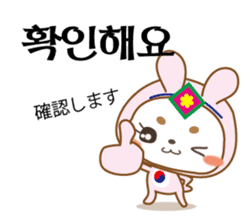 Pink Rabbit(Korean2) sticker #13221363