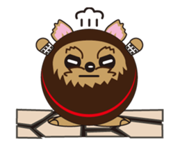 Move! Yorkie Ninja sticker #13221803